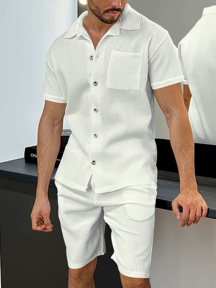 Daxton | Stijlvolle Zomerset met Korte Mouwen & Shorts