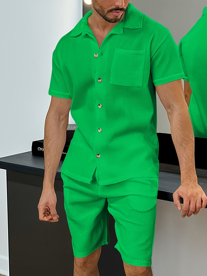 Daxton | Stijlvolle Zomerset met Korte Mouwen & Shorts