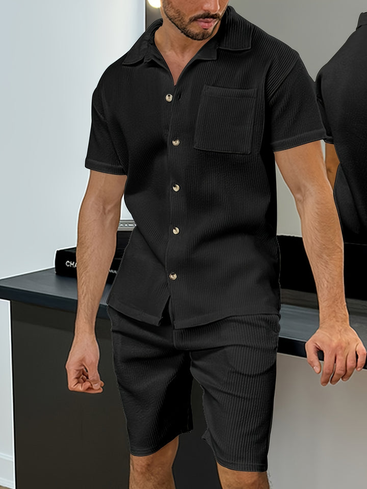 Daxton | Stijlvolle Zomerset met Korte Mouwen & Shorts