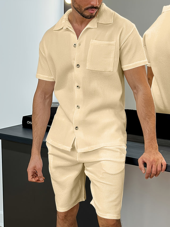 Daxton | Stijlvolle Zomerset met Korte Mouwen & Shorts
