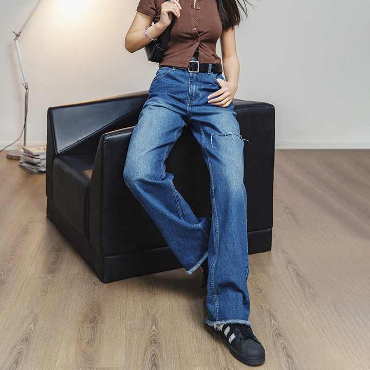 Denise | Vintage Straight-Leg Jeans voor een Tijdloze Look