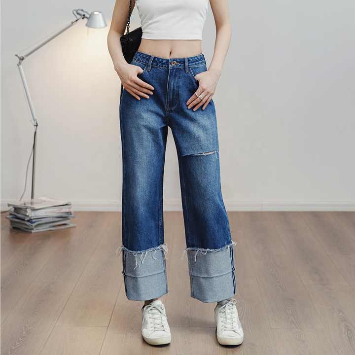 Denise | Vintage Straight-Leg Jeans voor een Tijdloze Look
