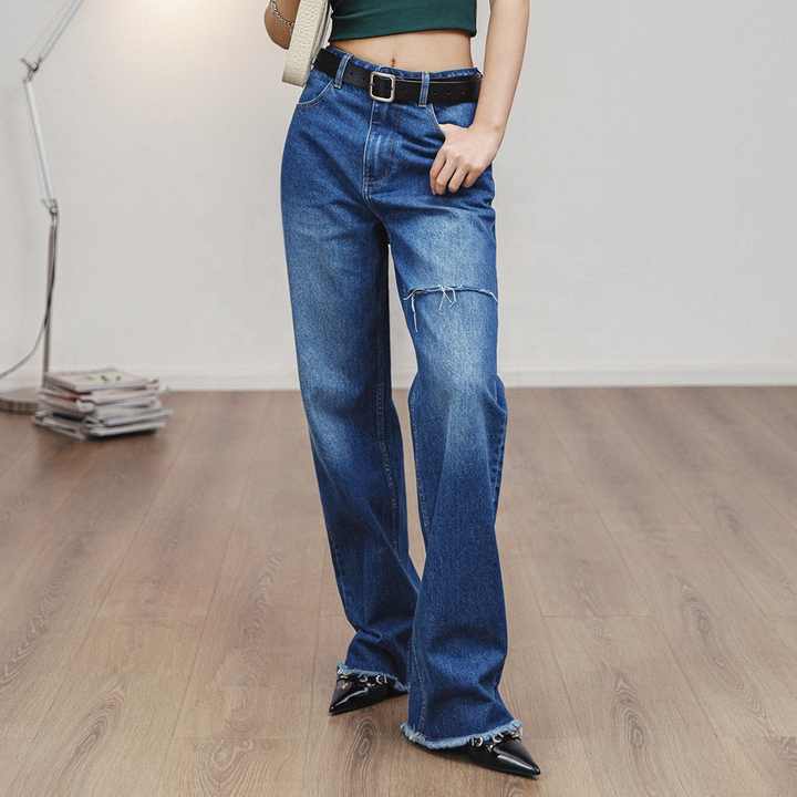 Denise | Vintage Straight-Leg Jeans voor een Tijdloze Look