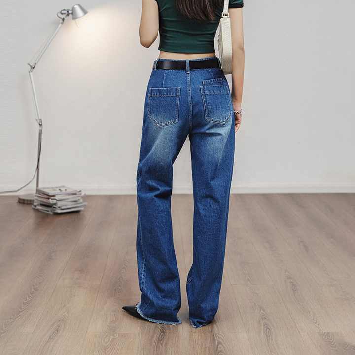 Denise | Vintage Straight-Leg Jeans voor een Tijdloze Look