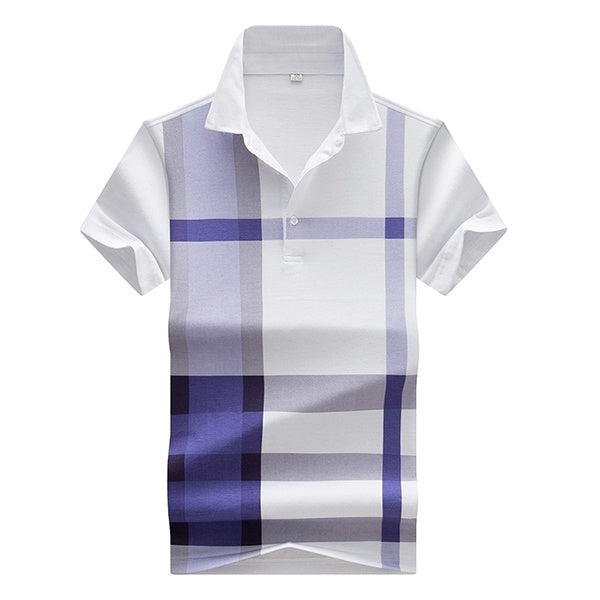 Donald | Heren Business Casual Streeppolo in Britse Stijl