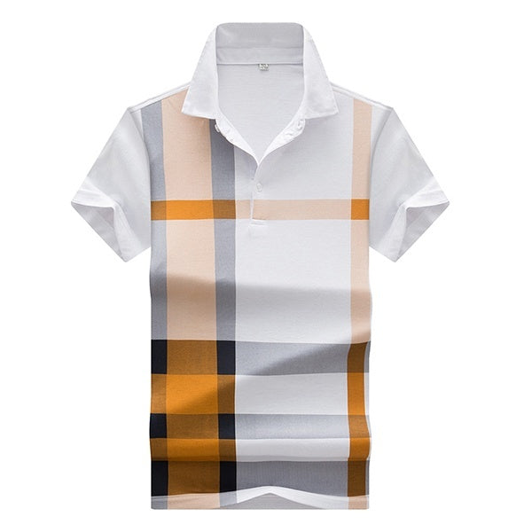 Donald | Heren Business Casual Streeppolo in Britse Stijl