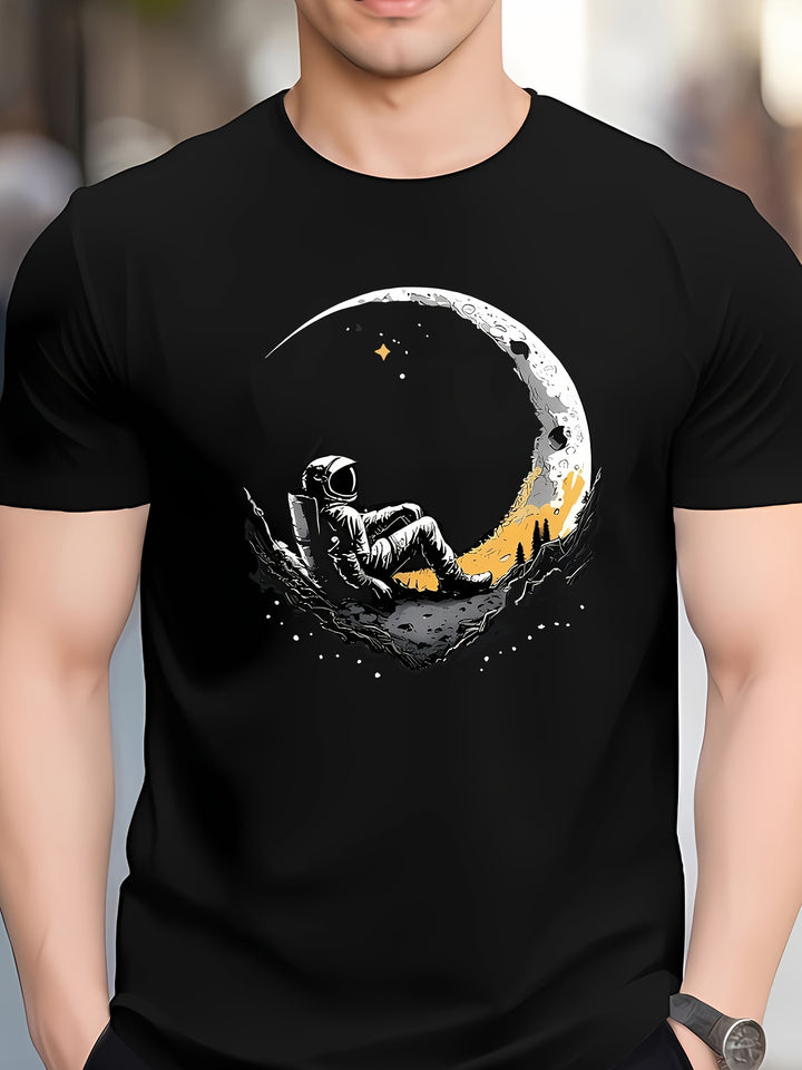 Douglas | Grafisch Print T-shirt met Astronaut
