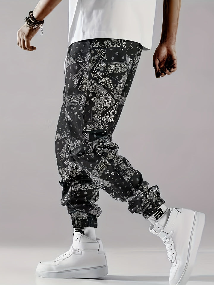 Dylan | Heren Paisley Print Joggingbroek
