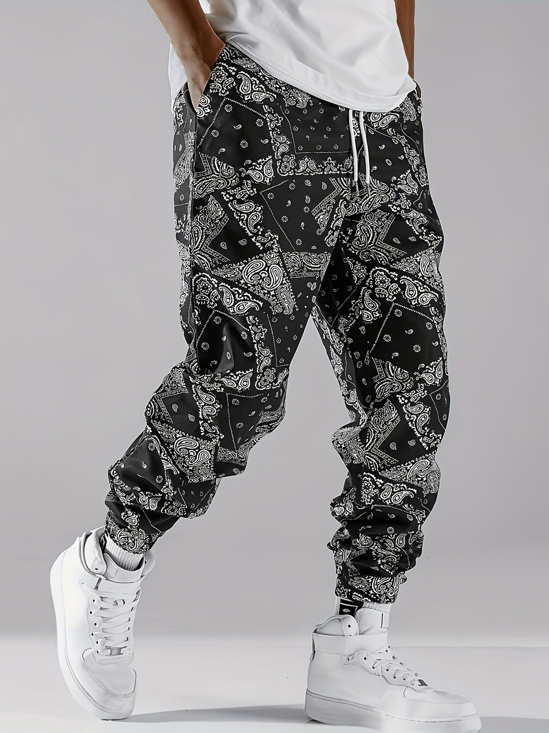 Dylan | Heren Paisley Print Joggingbroek