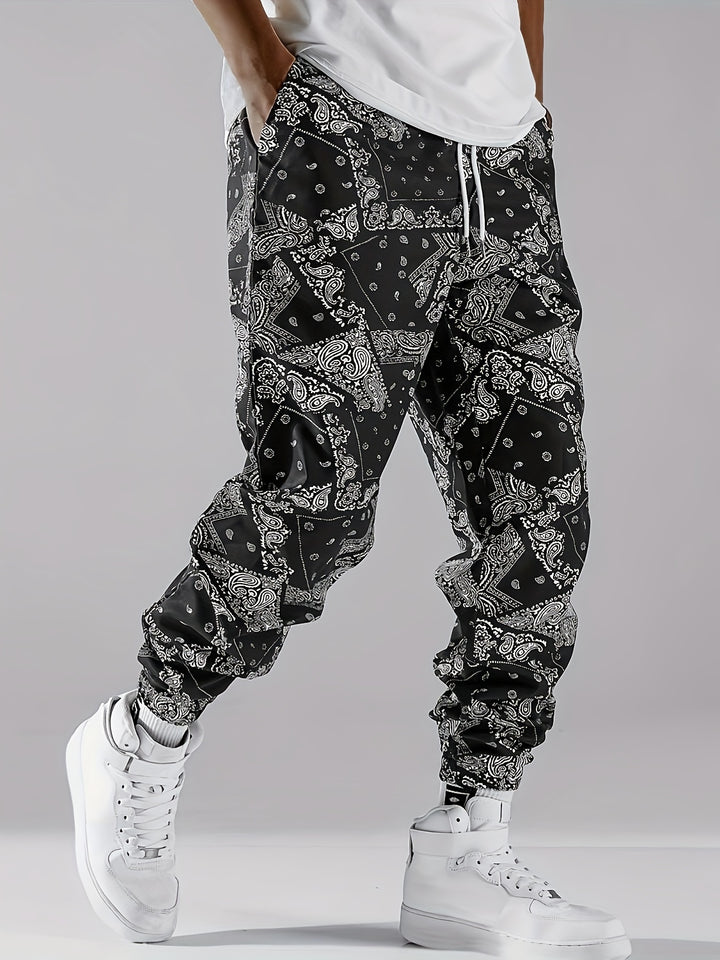 Dylan | Heren Paisley Print Joggingbroek