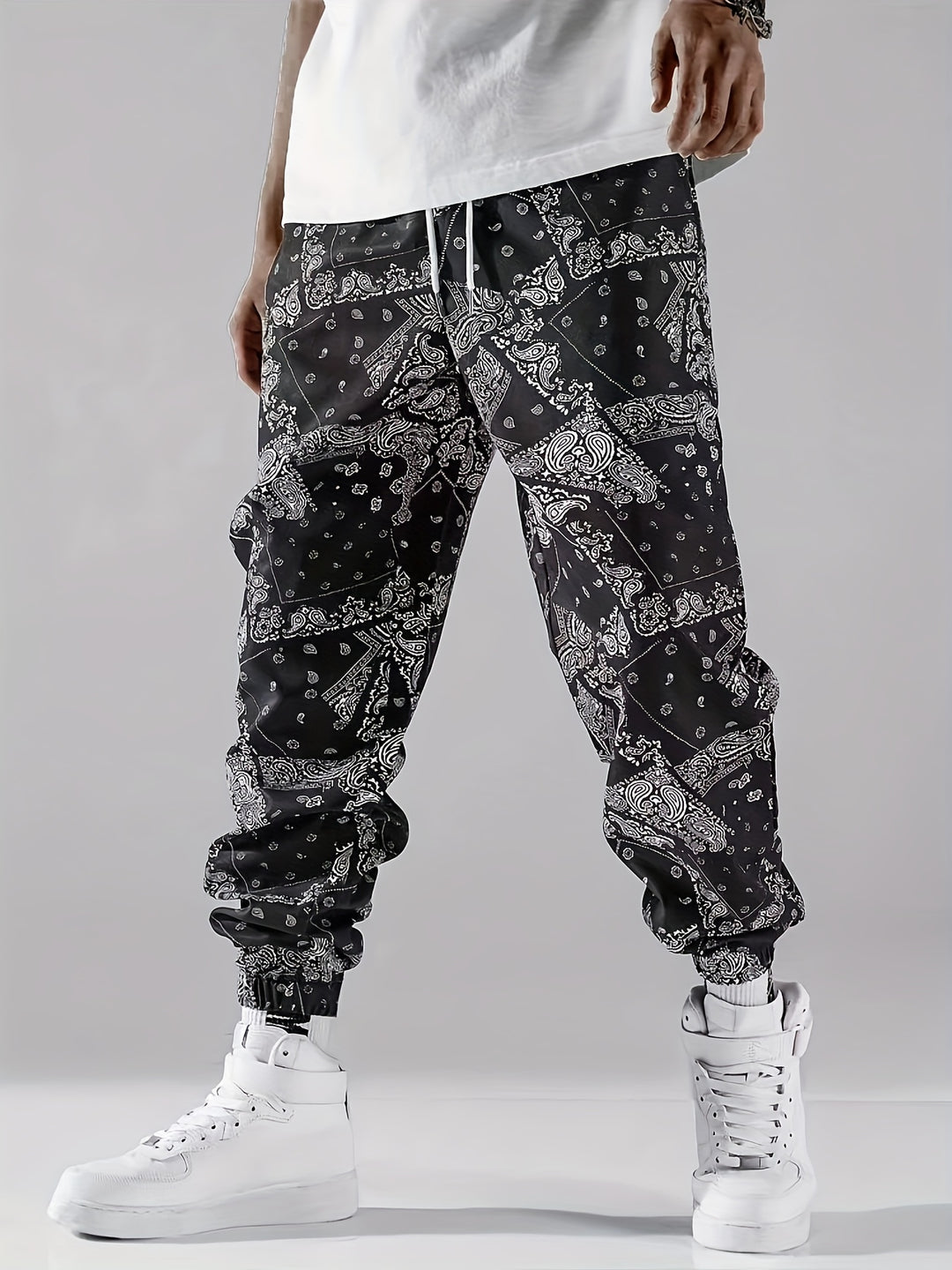 Dylan | Heren Paisley Print Joggingbroek