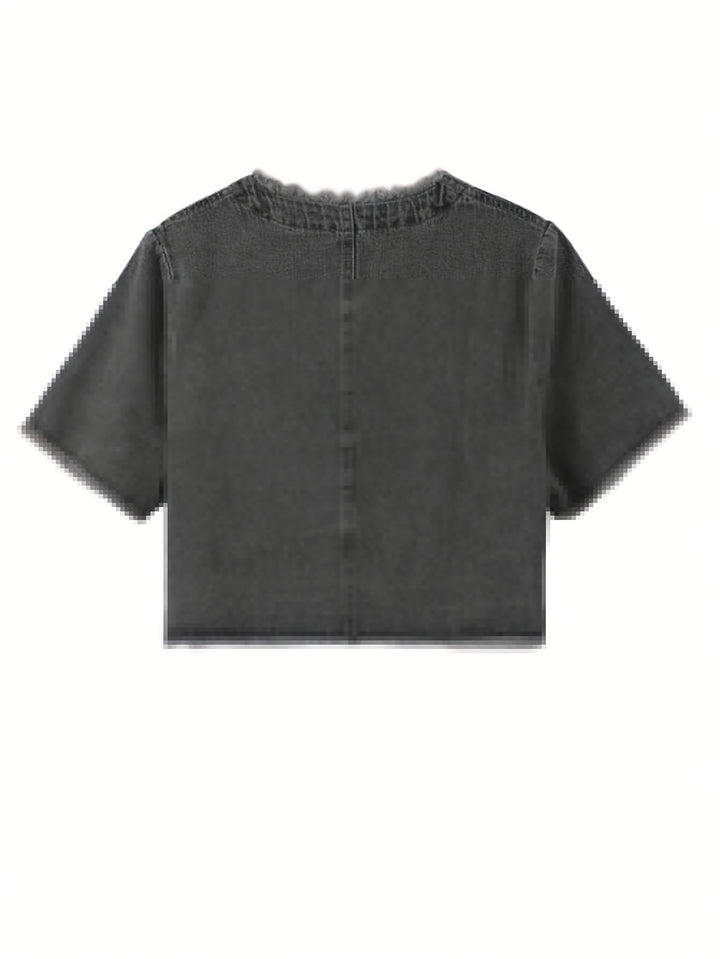 Elena | Trendy Denim Set met Stijlvolle Afwerking