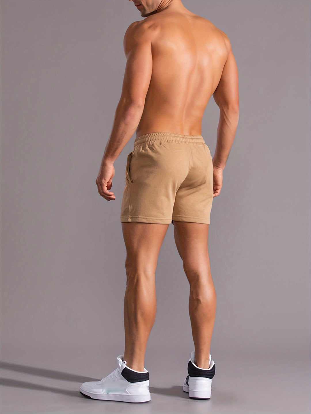 Elijah | Sportieve Korte Broek met Ankerprint