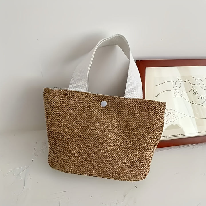 Ella | Woven Bohemian Style Tote Bag