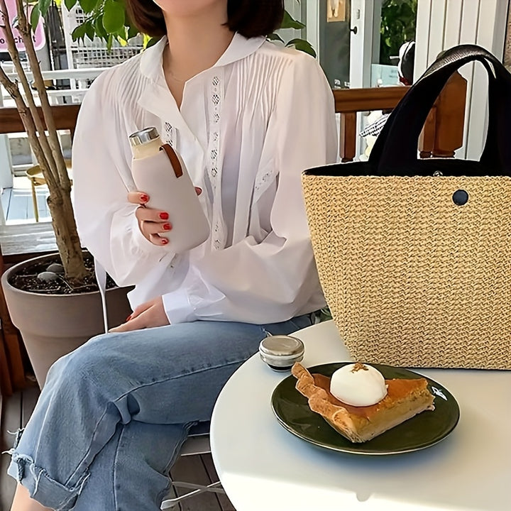 Ella | Woven Bohemian Style Tote Bag