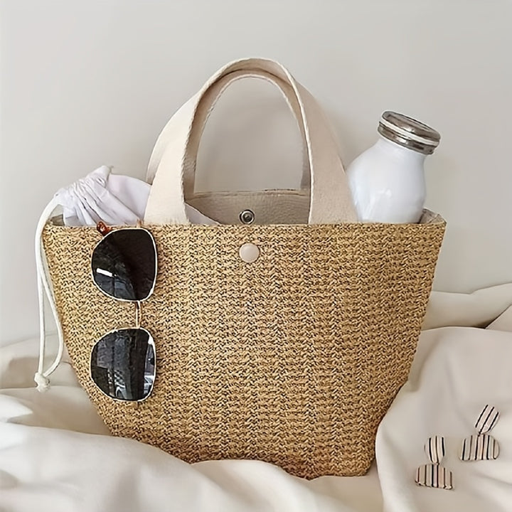 Ella | Woven Bohemian Style Tote Bag