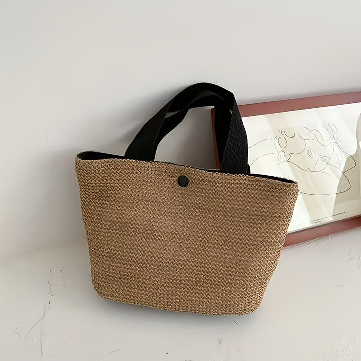 Ella | Woven Bohemian Style Tote Bag