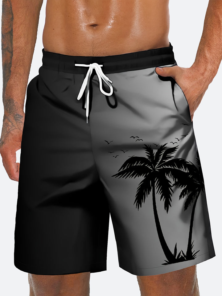 Elliot | Trendy Zomerse Shorts met Kokospalmprint