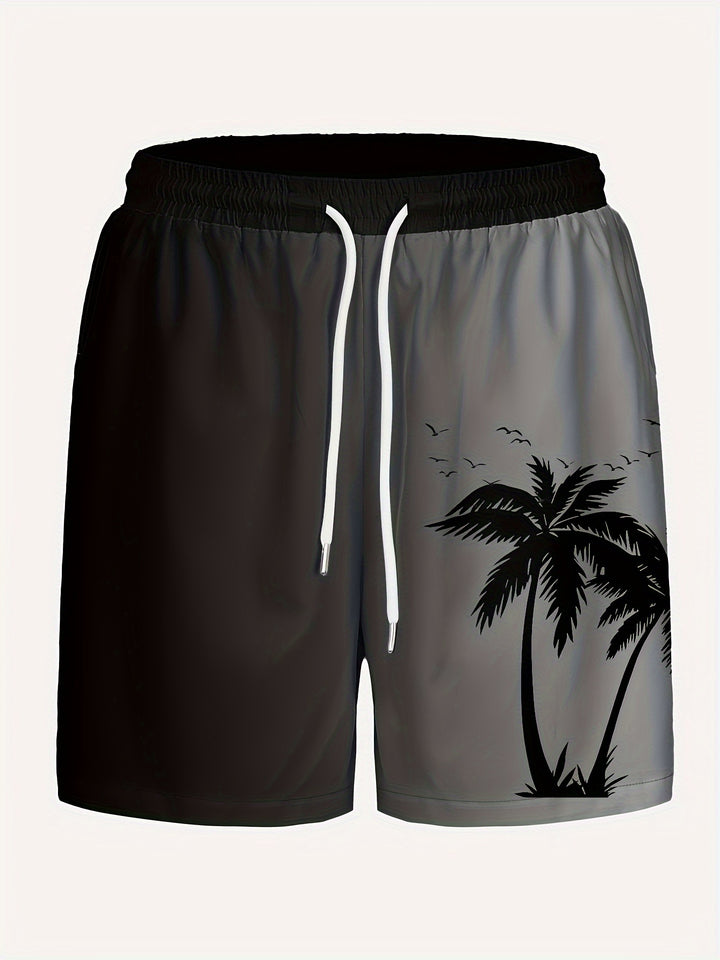 Elliot | Trendy Zomerse Shorts met Kokospalmprint