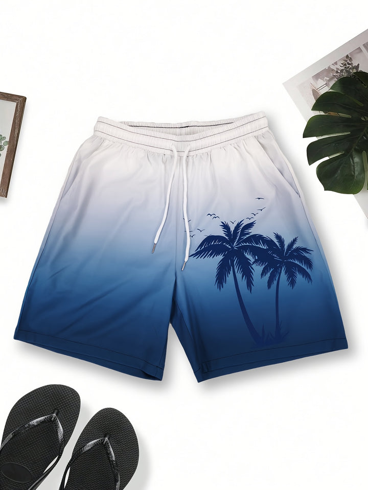 Elliot | Trendy Zomerse Shorts met Kokospalmprint