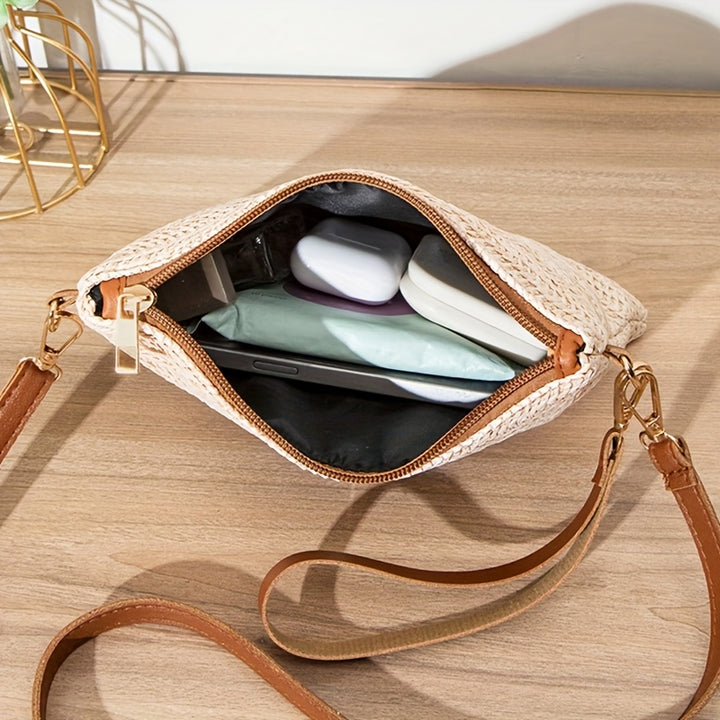 Emily | Eenvoudige Geweven Crossbody Tas voor Dames