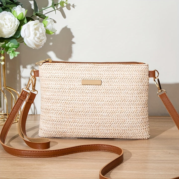 Emily | Eenvoudige Geweven Crossbody Tas voor Dames