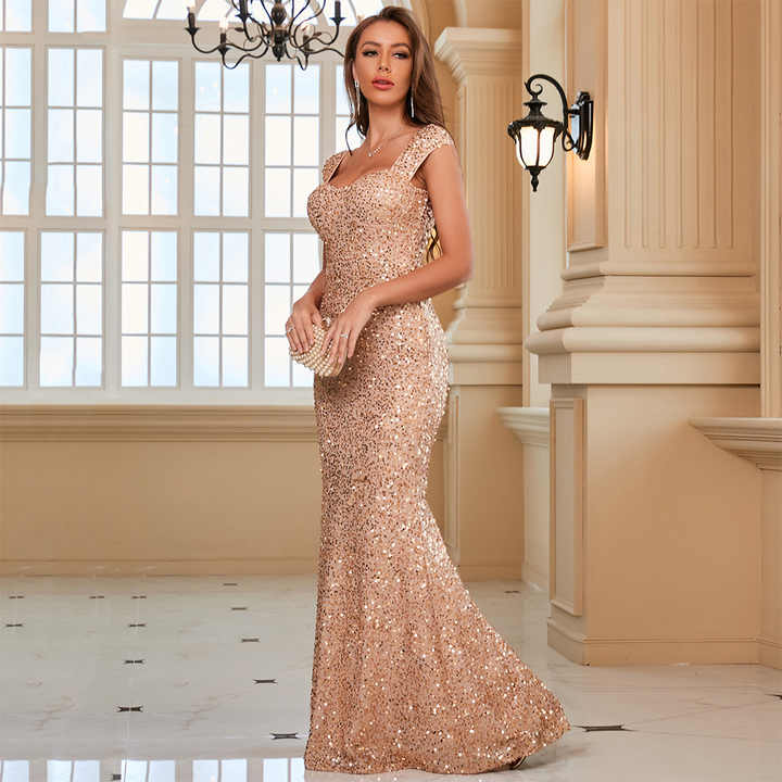 Emmy | Elegante Glimmende Avondjurk Voor Vrouwen
