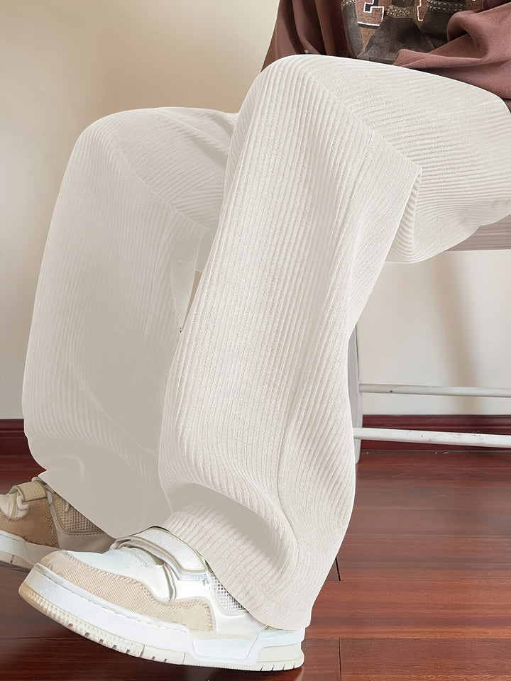 Eric | Comfortabele Ribbroek met Trekkoord en Relaxte Pasvorm