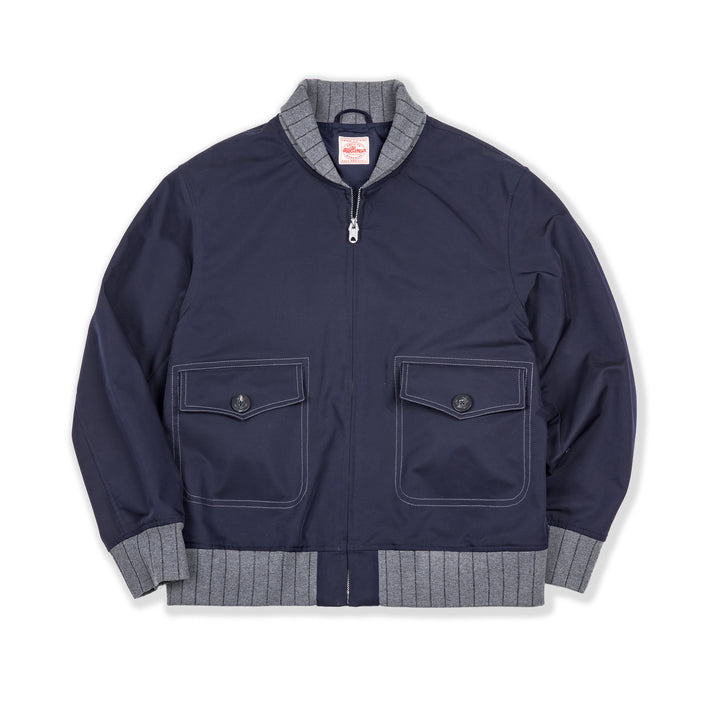 Erwin | Stijlvolle Retro Flight Jas met Contrasterende Details voor Mannen
