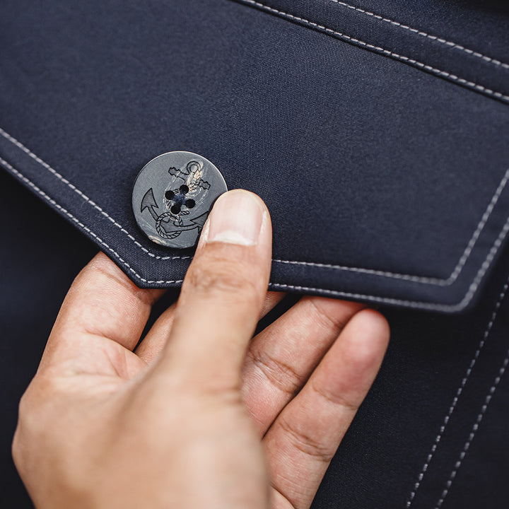Erwin | Stijlvolle Retro Flight Jas met Contrasterende Details voor Mannen