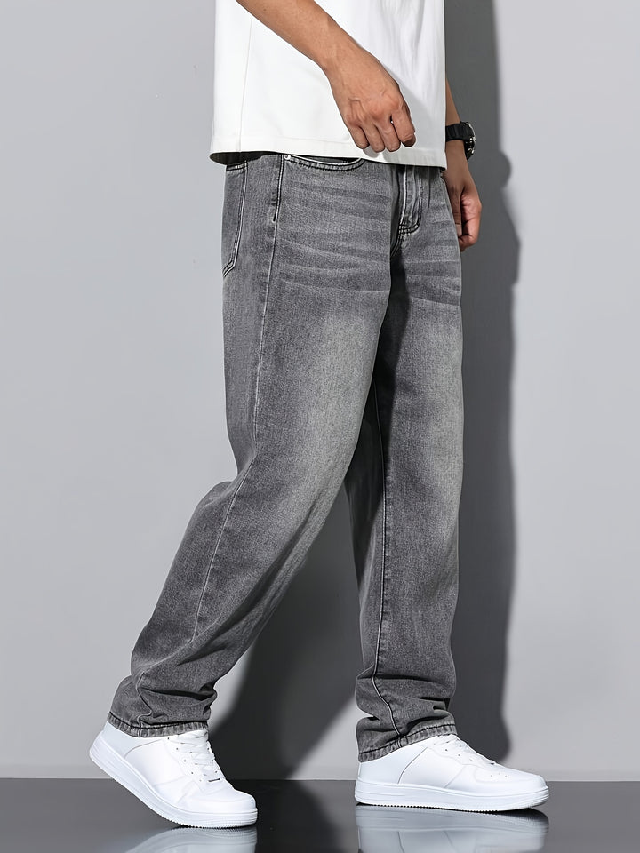 Evan | Casual Loose-Fit Straight-Leg Jeans voor Elke Gelegenheid