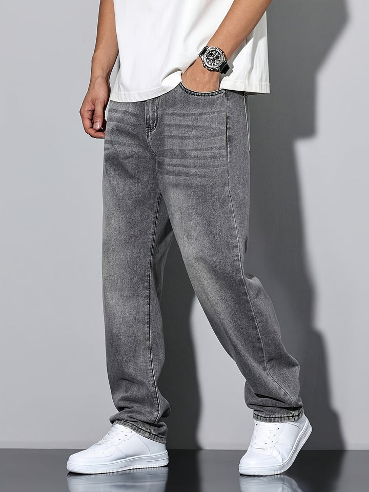 Evan | Casual Loose-Fit Straight-Leg Jeans voor Elke Gelegenheid