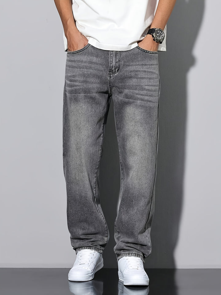 Evan | Casual Loose-Fit Straight-Leg Jeans voor Elke Gelegenheid