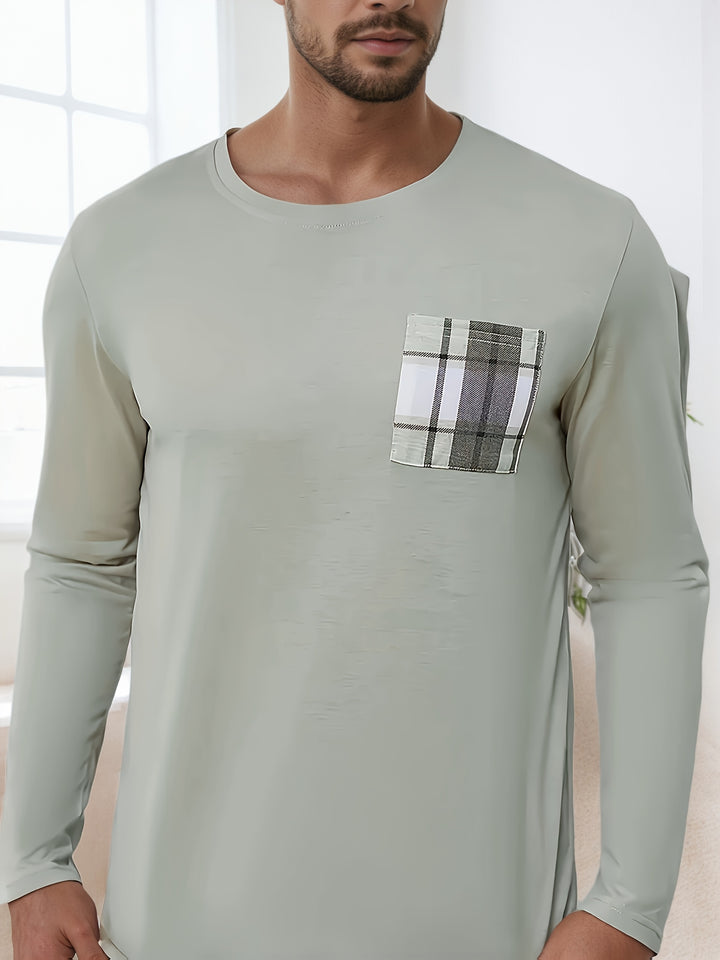 Evan | Comfortabele Geometrische Pyjama Set voor Alle Seizoenen