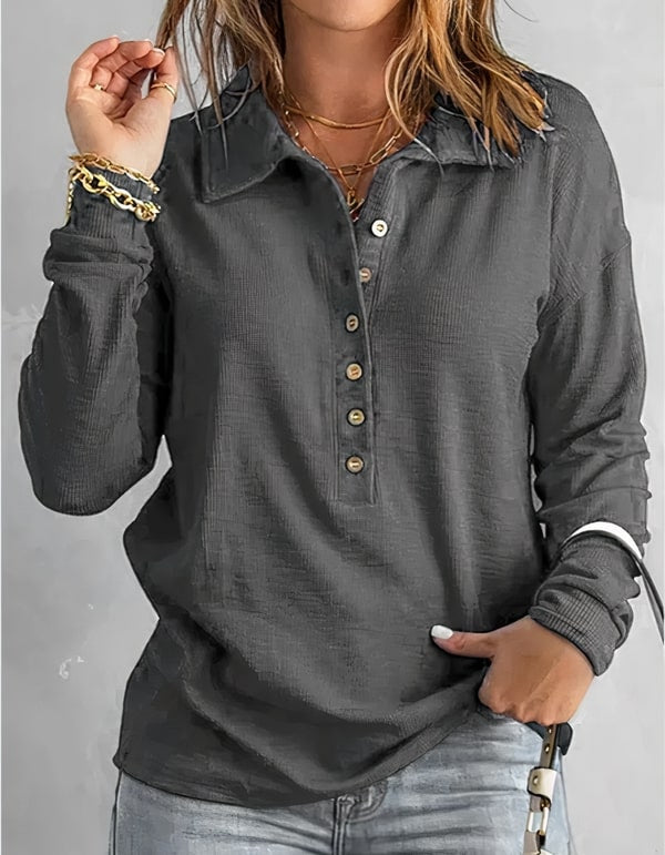 Evelyn | Stijlvolle Blouse met Knopen voor Dames