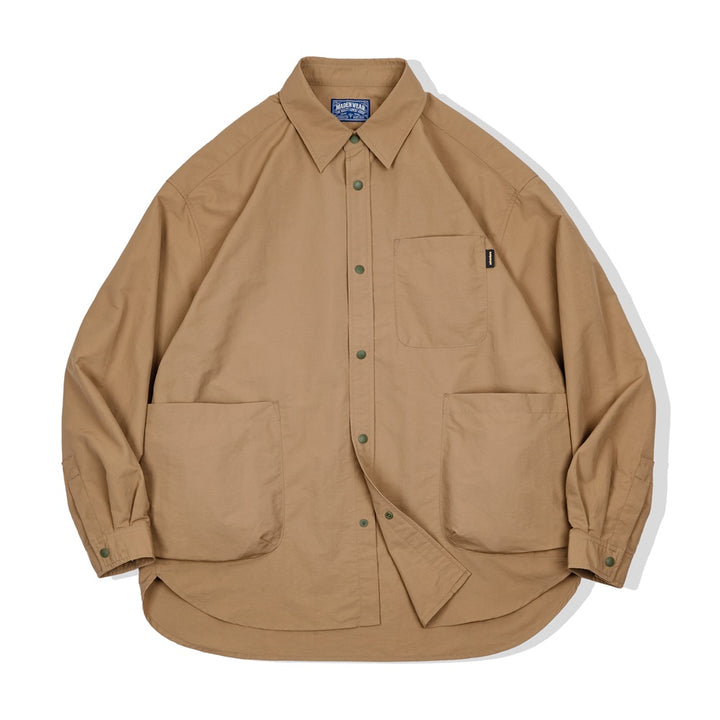 Fedde | Stijlvolle Outdoor Shirt met Meerdere Zakken voor Mannen