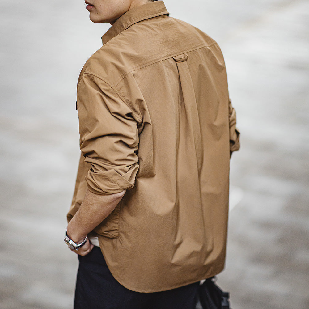 Fedde | Stijlvolle Outdoor Shirt met Meerdere Zakken voor Mannen