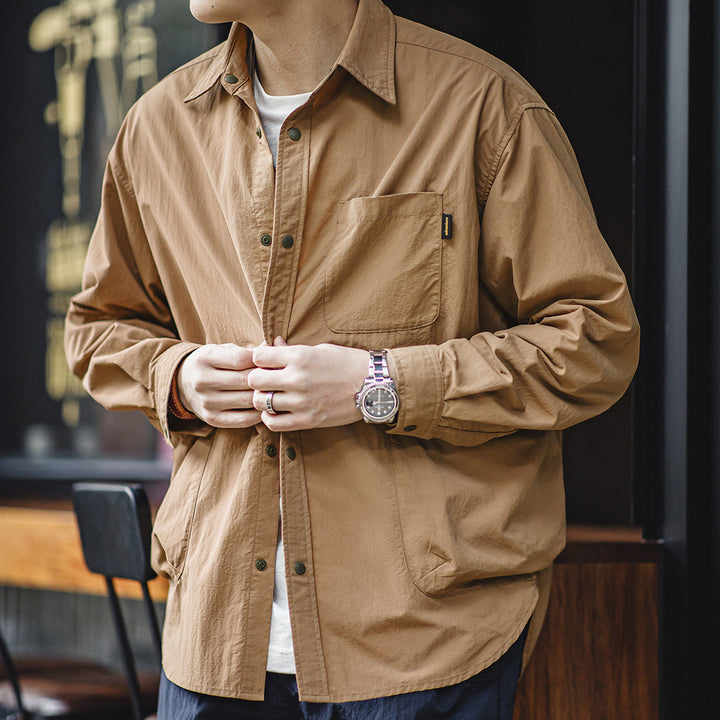 Fedde | Stijlvolle Outdoor Shirt met Meerdere Zakken voor Mannen