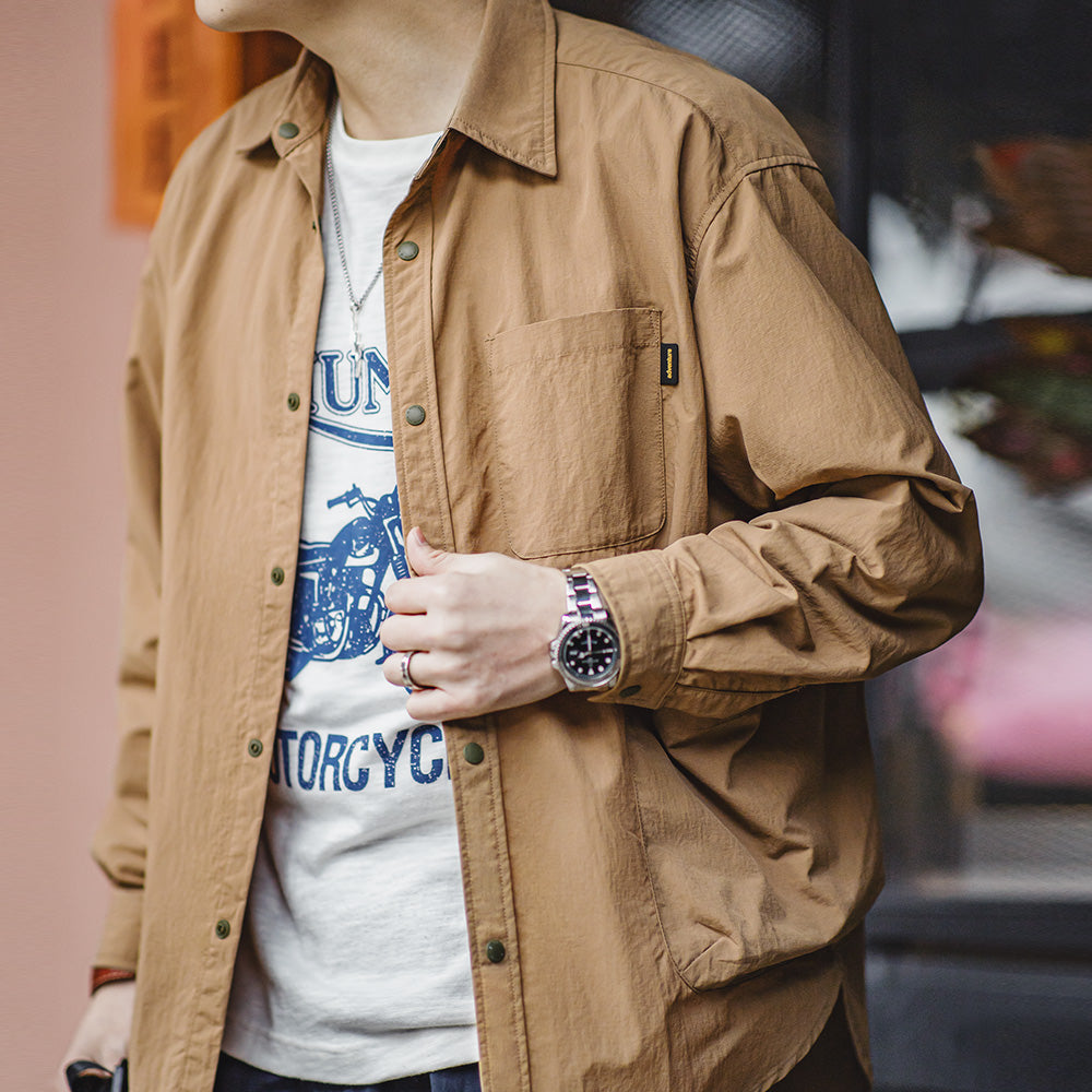Fedde | Stijlvolle Outdoor Shirt met Meerdere Zakken voor Mannen