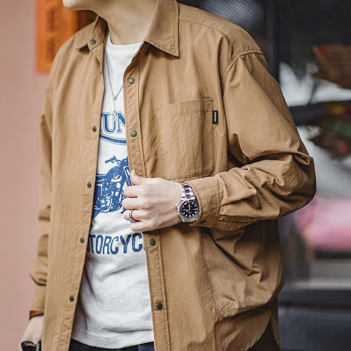 Fedde | Stijlvolle Outdoor Shirt met Meerdere Zakken voor Mannen
