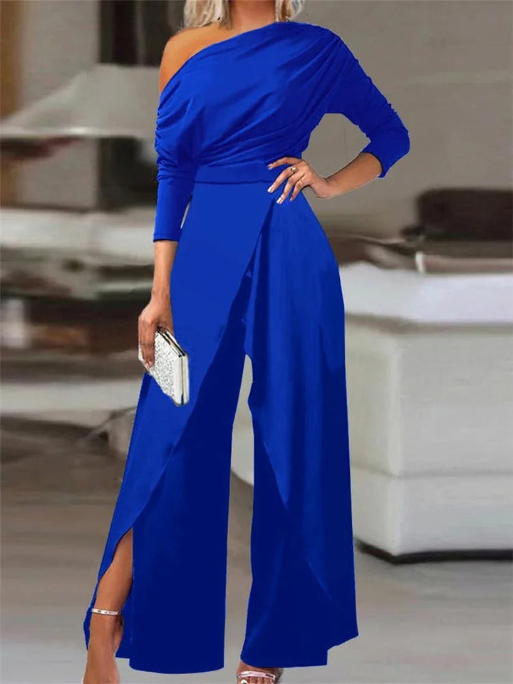 Felicia | Elegante Off-Shoulder Jumpsuit met Stijlvolle Split