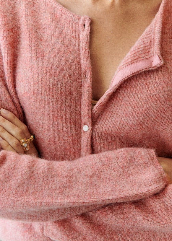 Feline  | Luxe en Superzacht Gebreid Vest met Knopen