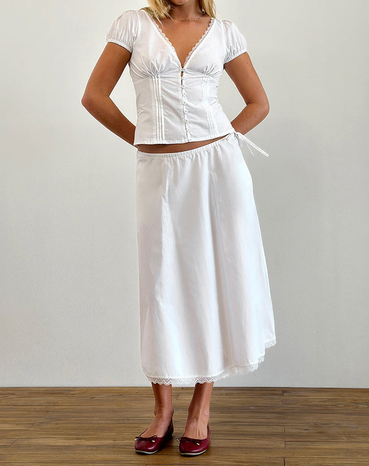 Filippa | Vintage Katoenen Top