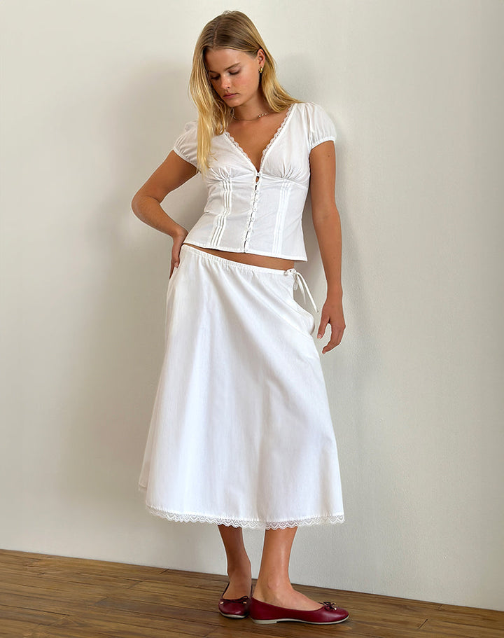 Filippa | Vintage Katoenen Top