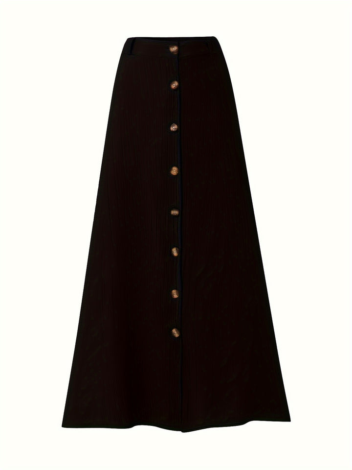 Florence | Elegante Lente en Herfst Rok met Knopen
