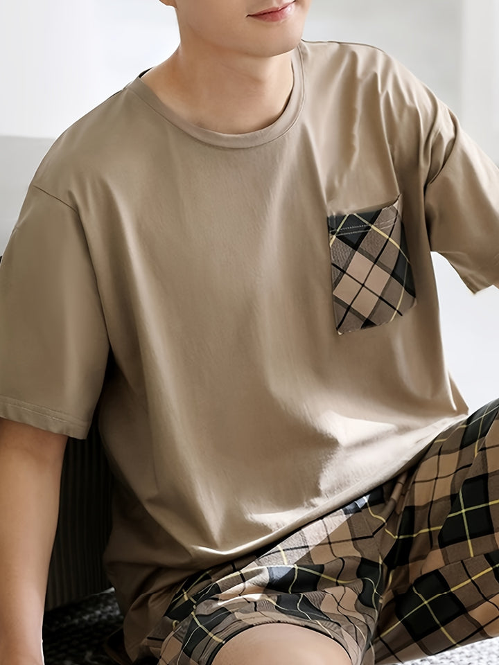 Francis | Heren Korte Mouw T-shirt & Korte Broek Set