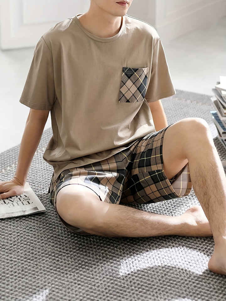 Francis | Heren Korte Mouw T-shirt & Korte Broek Set