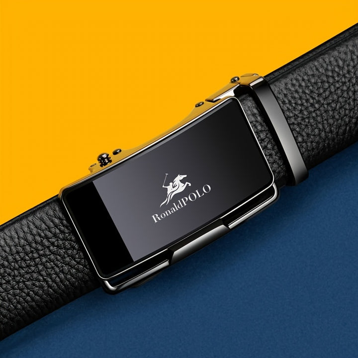 Fred | Luxe Automatische Lederen Riem voor Heren