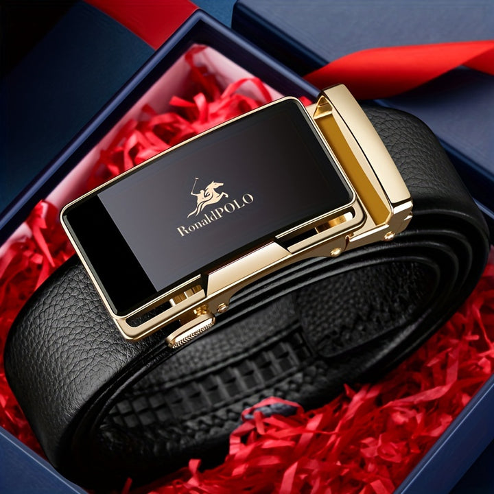 Fred | Luxe Automatische Lederen Riem voor Heren