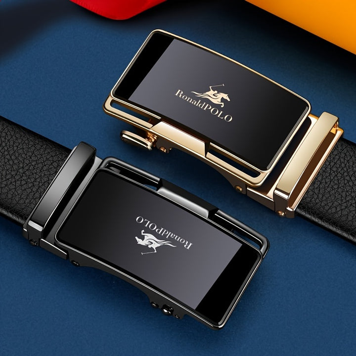 Fred | Luxe Automatische Lederen Riem voor Heren